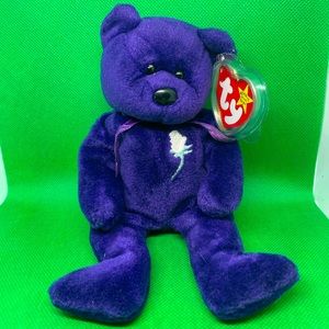 “PRINCESS” 1997 Ty Beanie Babies/Collectible/Princess Diana/Stuffed Animal/Toys